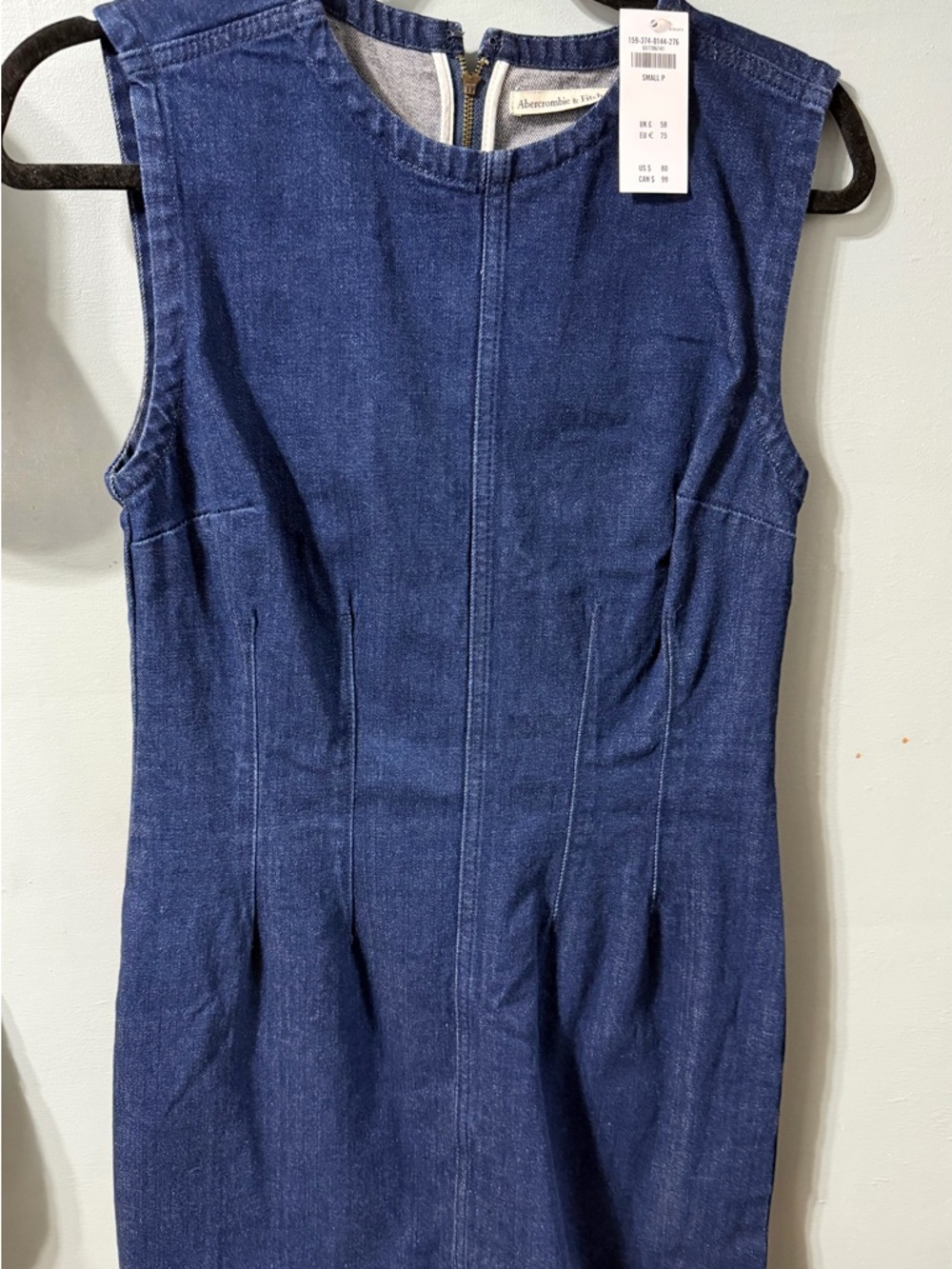 Abercrombie & Fitch Indigo Denim Sheath Dress